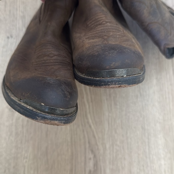 Genuine Leather Durango Slouch Cowboy Boots - Picture 6 of 8